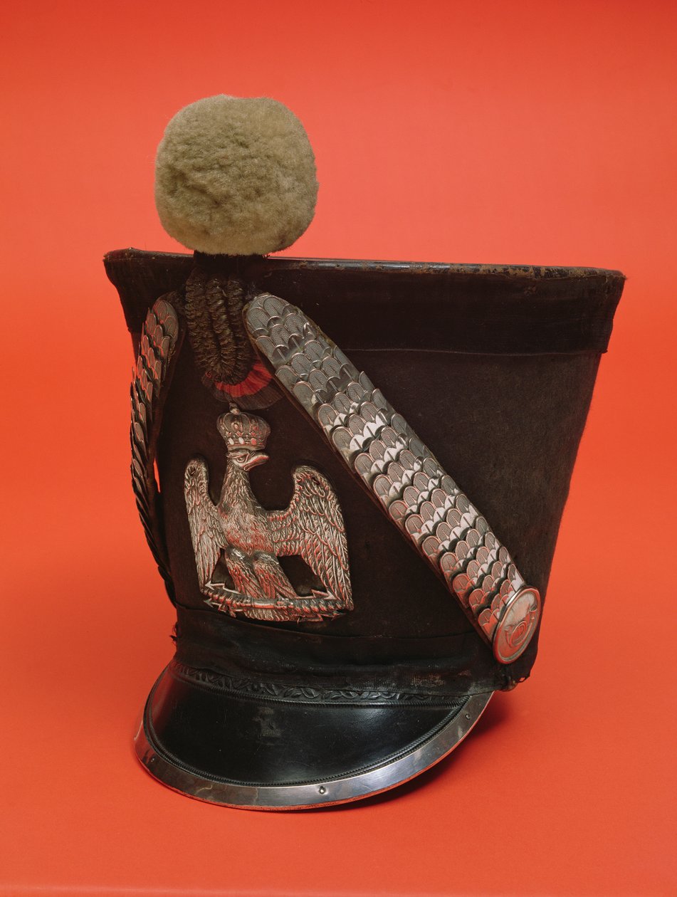 Shako z kopiníka armády první francouzské říše, kolem 1804-1815 (textil) od French School