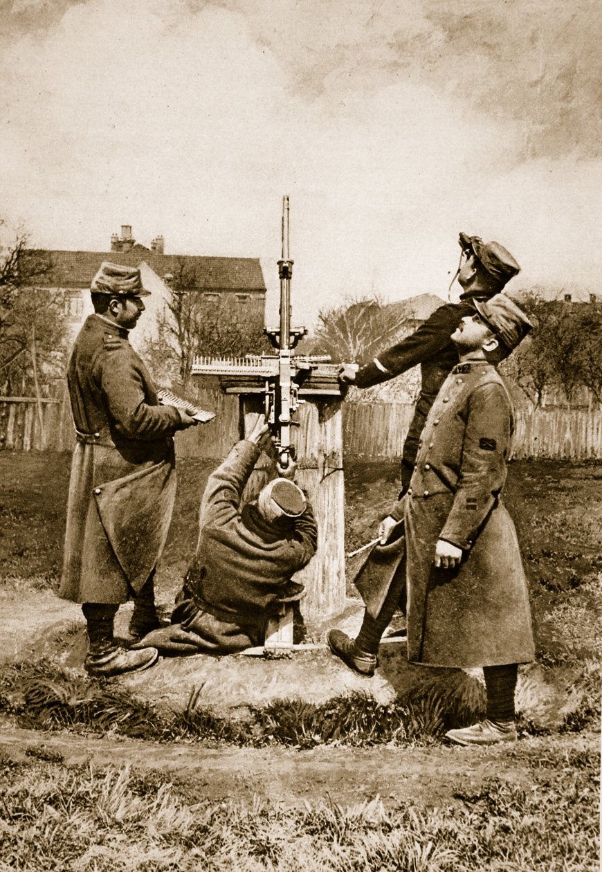 Spatření nepřátelského letce, 1914-19 od French School