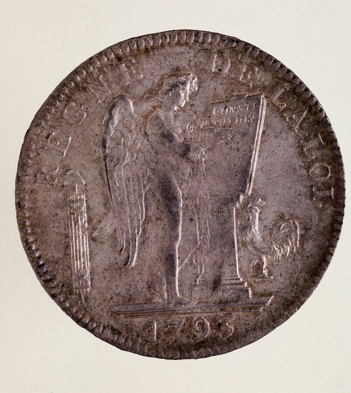 Stříbrné francouzské ECU (scude), francouzská republika (1793-1804) od French School