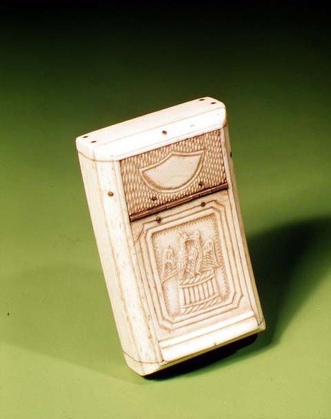 Tabatěrka, vyrobená válečným zajatcem, kolem roku 1790 (kost) od French School