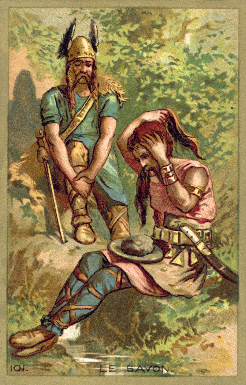 Mýdlo používané galskými válečníky (chromolit) od French School