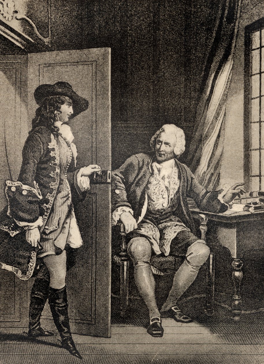 Sophie dHoudetot, z knihy Mistři francouzské citlivosti 18. století od Pierra Traharda od French School