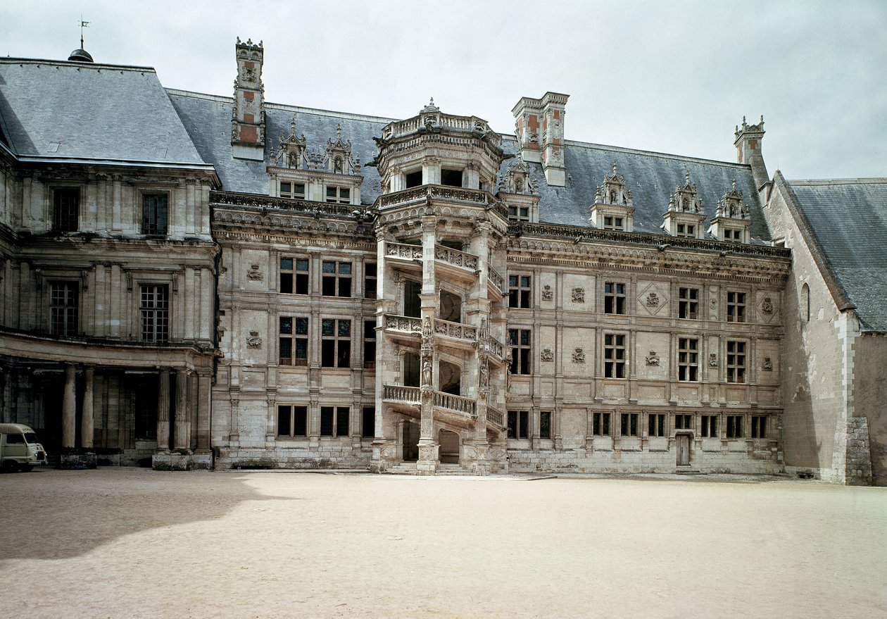 Jihovýchodní průčelí křídla Francoise I od French School