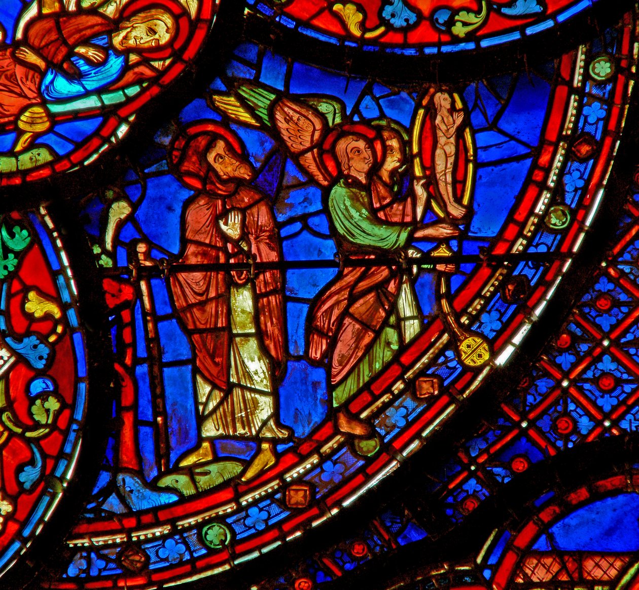 St Anthony: sleduje vzestup duše St Paul Anchorites (w30b) od French School
