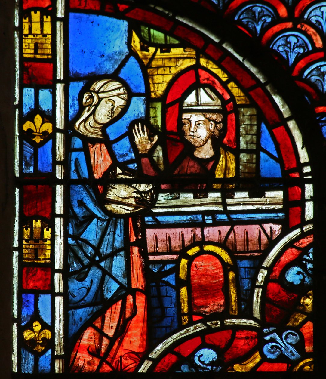 St Blaise ve vězení od French School