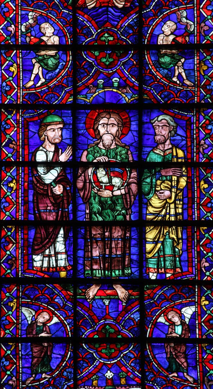 St John Baptist s Agnus Dei (w106) od French School