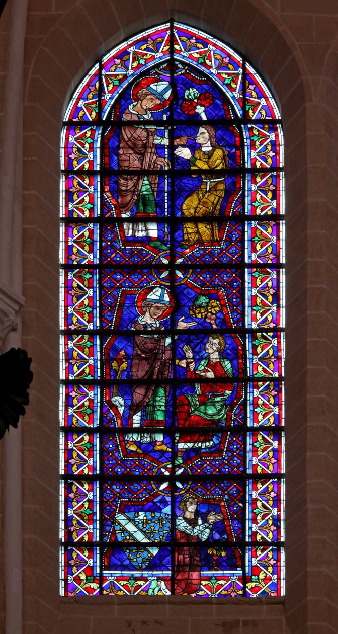 Svatý Martin uzdravuje nemocné. Thibault VI, hrabě z Chartres (w109) od French School