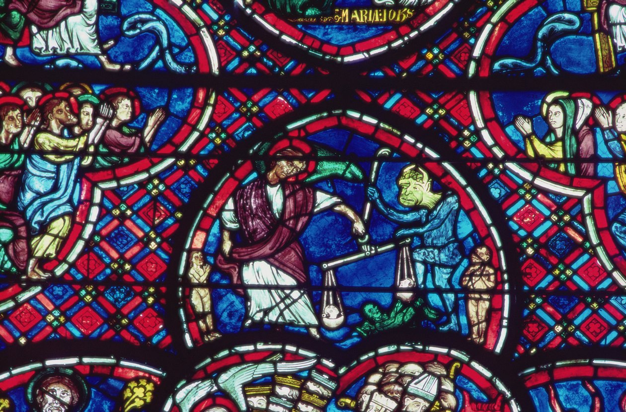 St Michael vážení duší, 13. století od French School