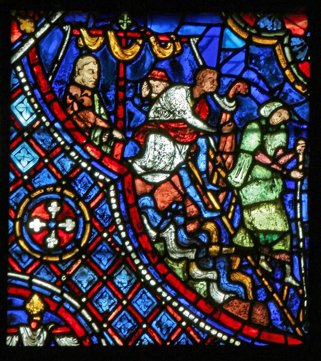 St Nicholas: cestující vystupují (w29a) od French School