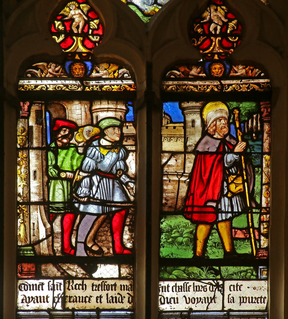 St Roche je nemocný a odchází do exilu od French School