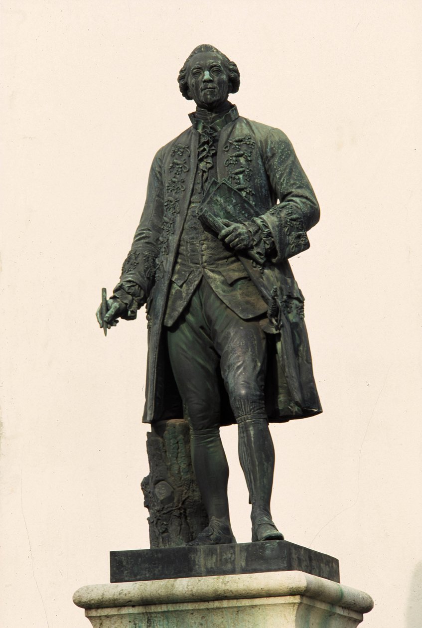 Socha Georgese Louise Leclerca, hraběte z Buffonu (1707-1788), Montbard (21 Cote d
