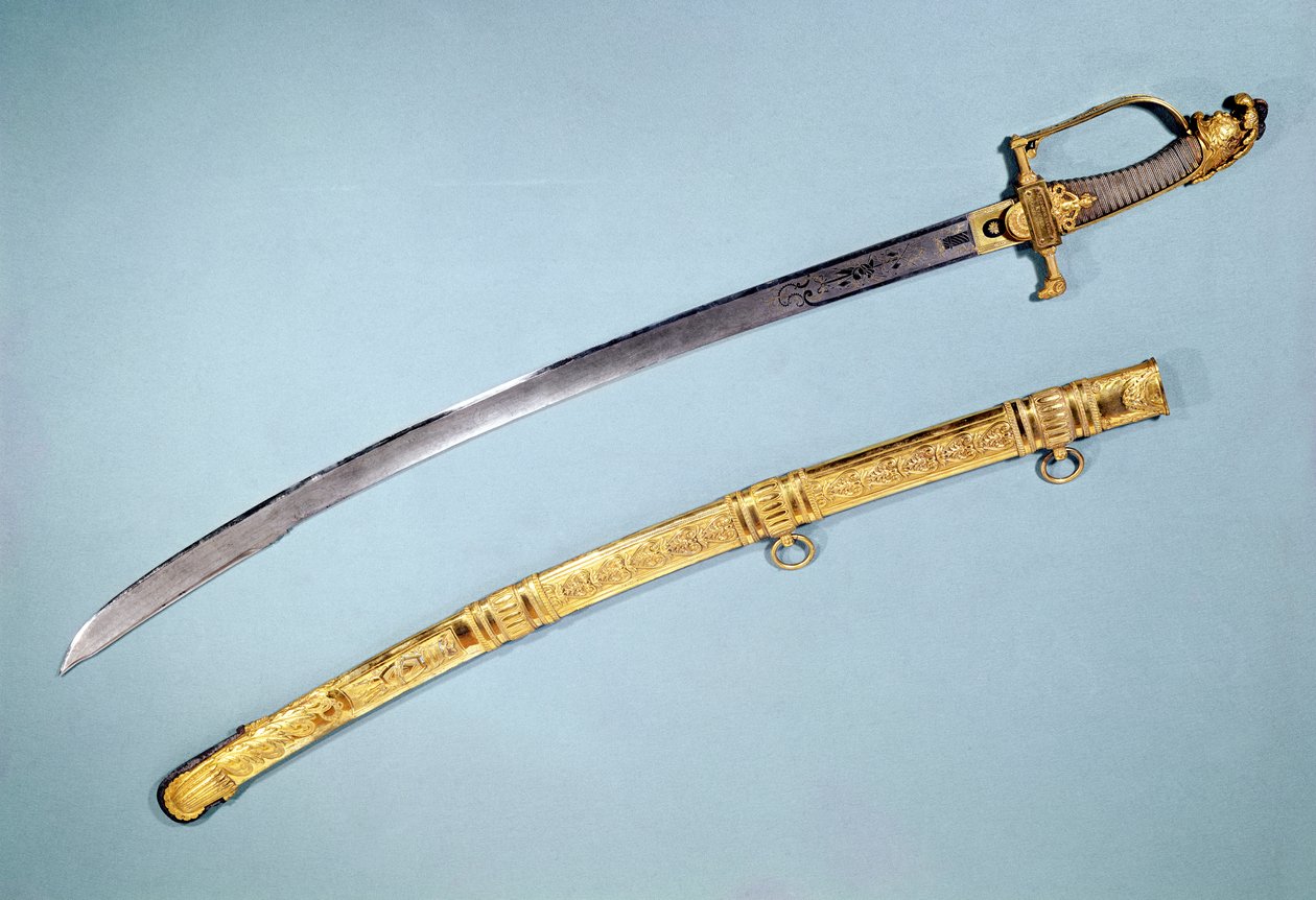 Meč daný Napoleonovi I (1769-1821) od Directoroire (metal) od French School