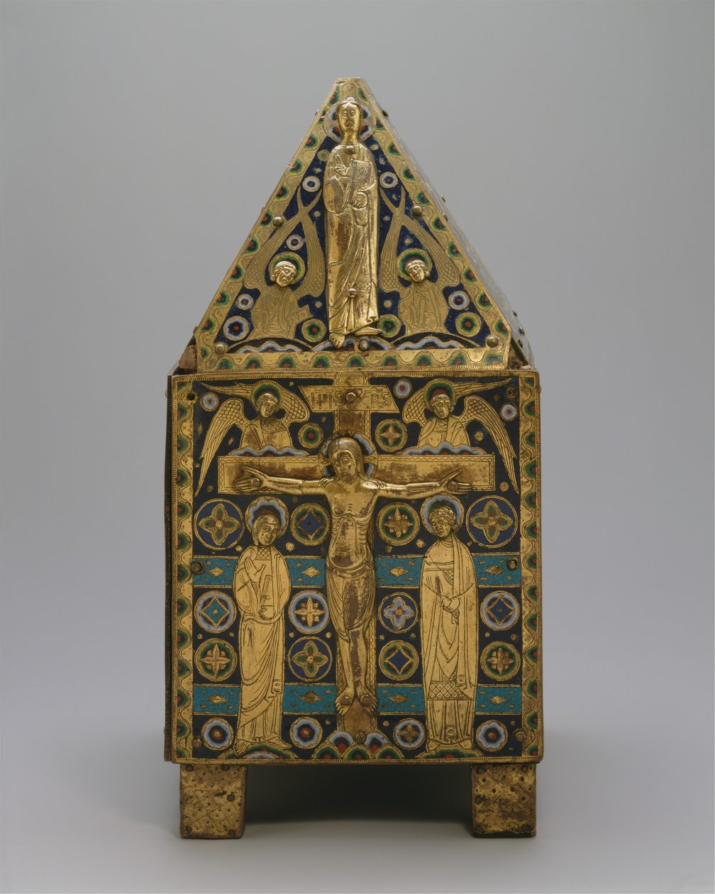 Tabernacle (měď a champleve smalt) od French School