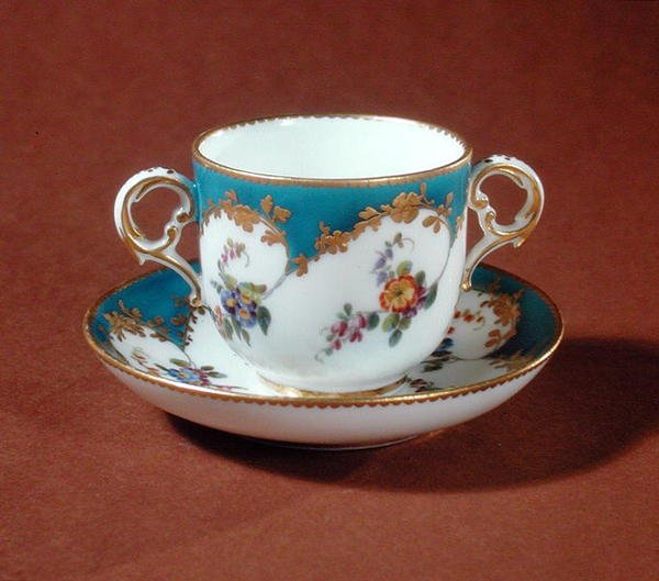 Tasse a WC, dílna Vincennes (porcelán) od French School