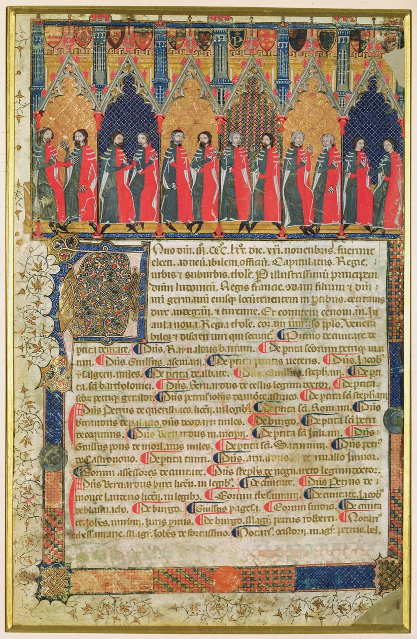 Konšel z Toulouse, 1369 od French School