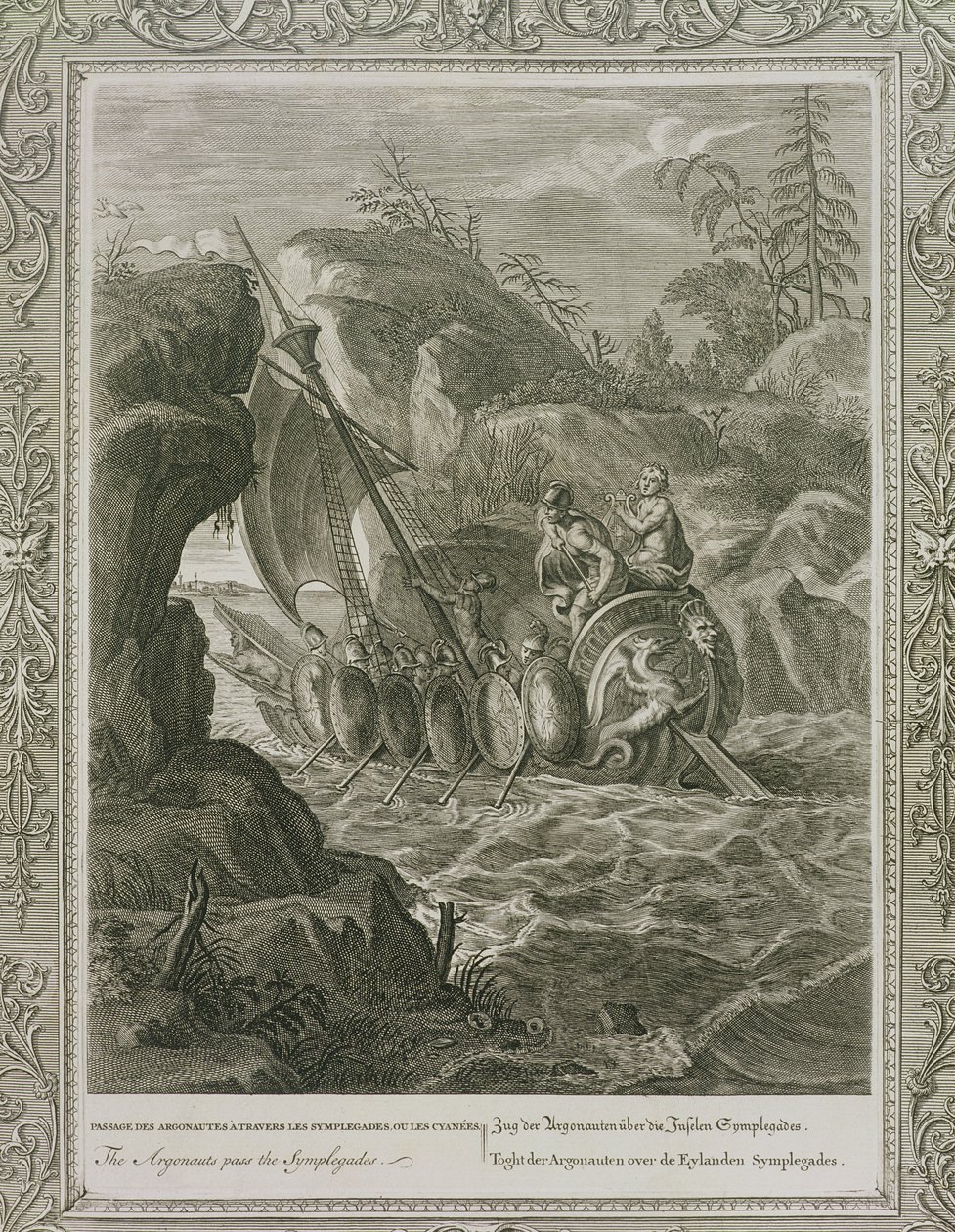 Argonauti absolvují Symplegades od French School