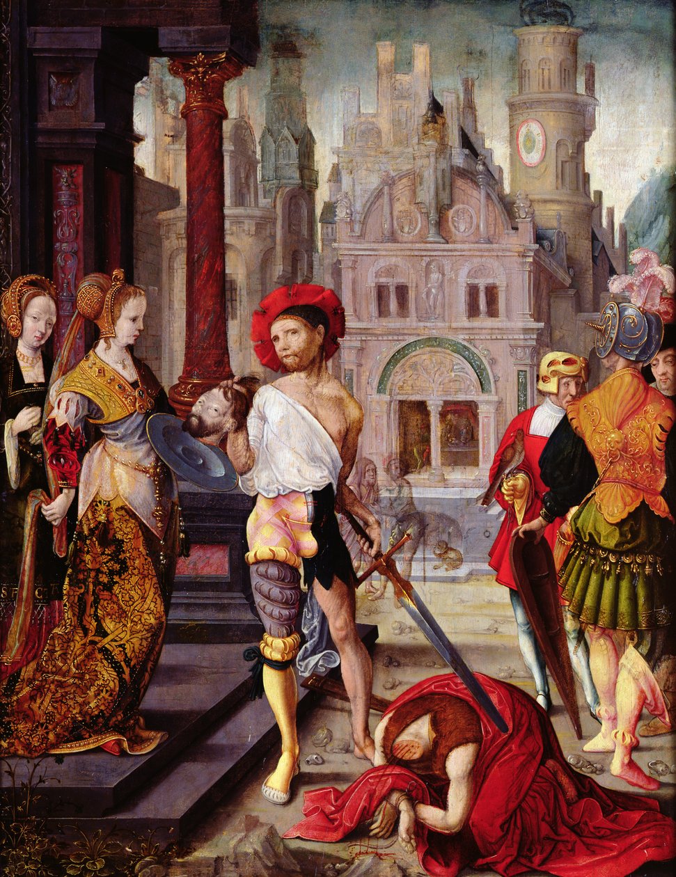Stětí sv. Jana Křtitele, 1525 od French School
