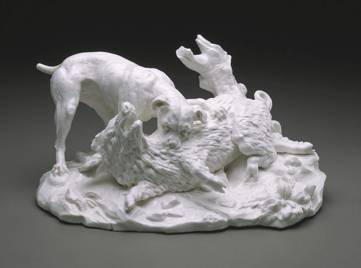 Hon na kance, kolem roku 1751 (porcelán z měkké pasty) od French School