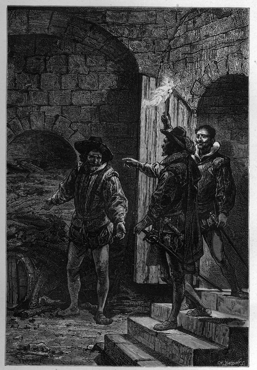 The Capture of Guy Fawkes – Zatčení Guye Fawkese (Guido Falxius, známý jako John Johnson, anglický katolík od French School