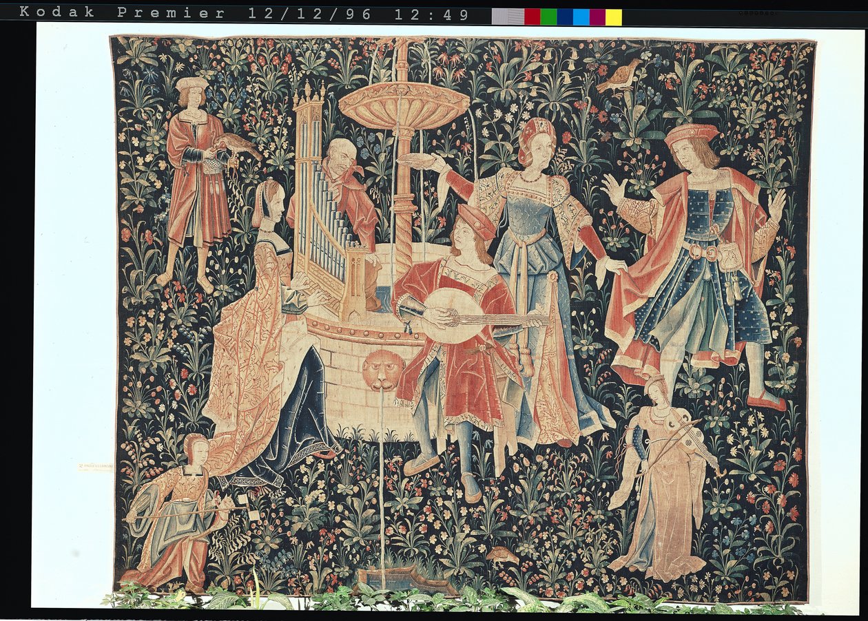 Koncert u fontány, dílna na Loiře, kolem 1570-80 (podrobnosti viz 87758, 19846) od French School