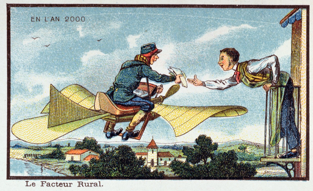 Country Postman v roce 2000, c. 1913 od French School