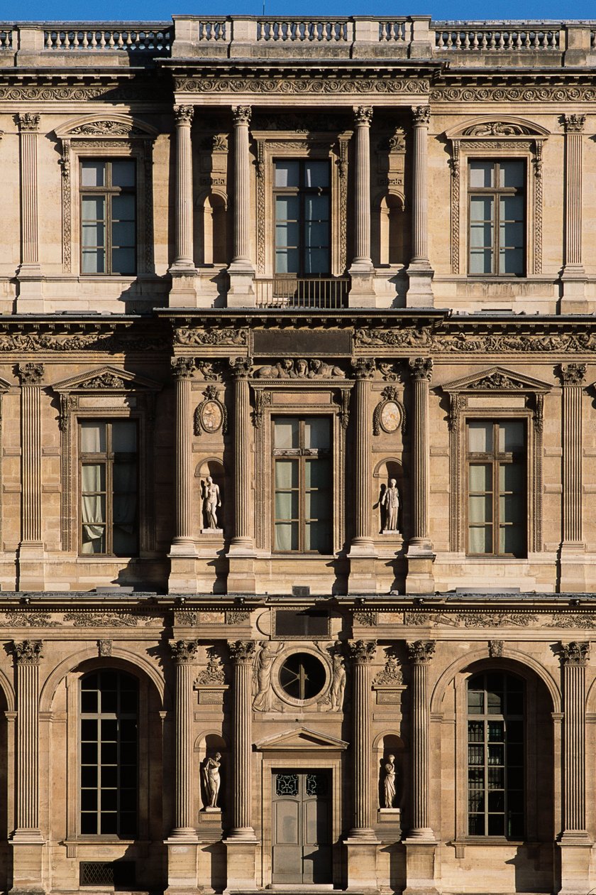 Cour Carree, severní strana od French School