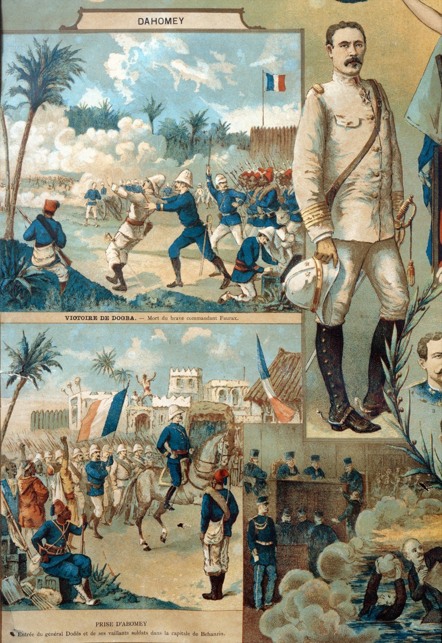 Kampaň Dahomey z roku 1892 od French School