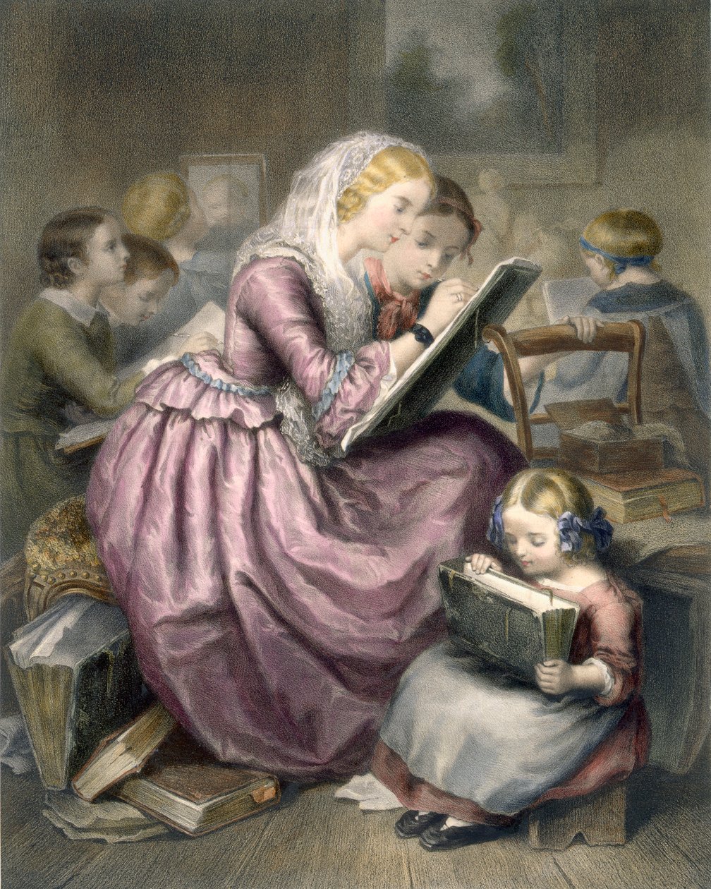 Škola kreslení, c1835. od French School