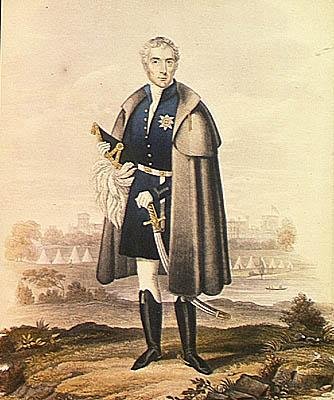 Vévoda z Wellingtonu (1769-1852) (barevné lito) od French School