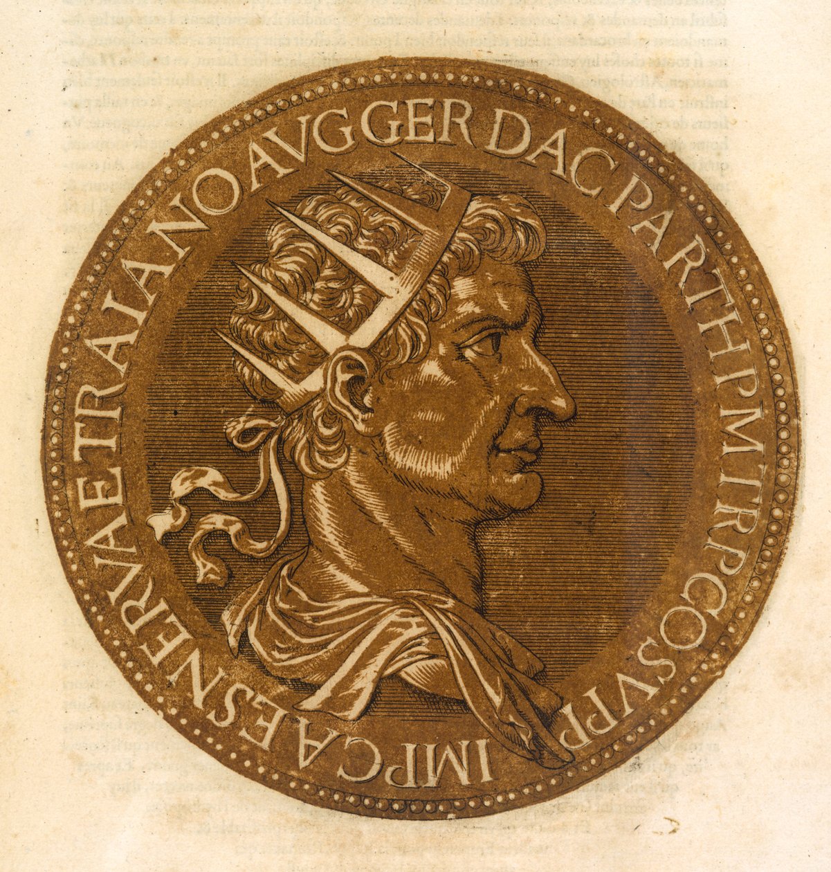 Císař Trajan od French School