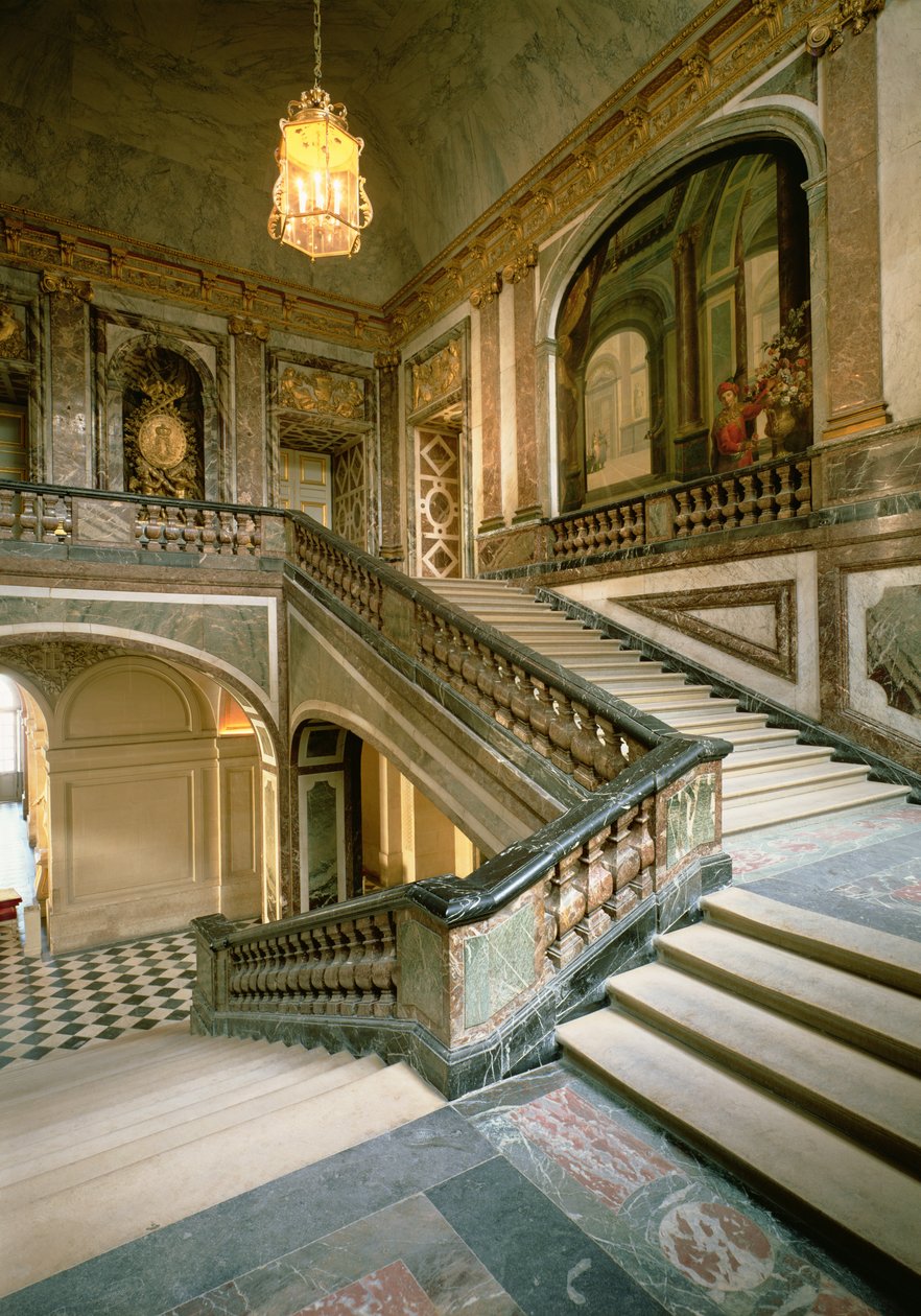 Královnino schodiště 1680 od French School