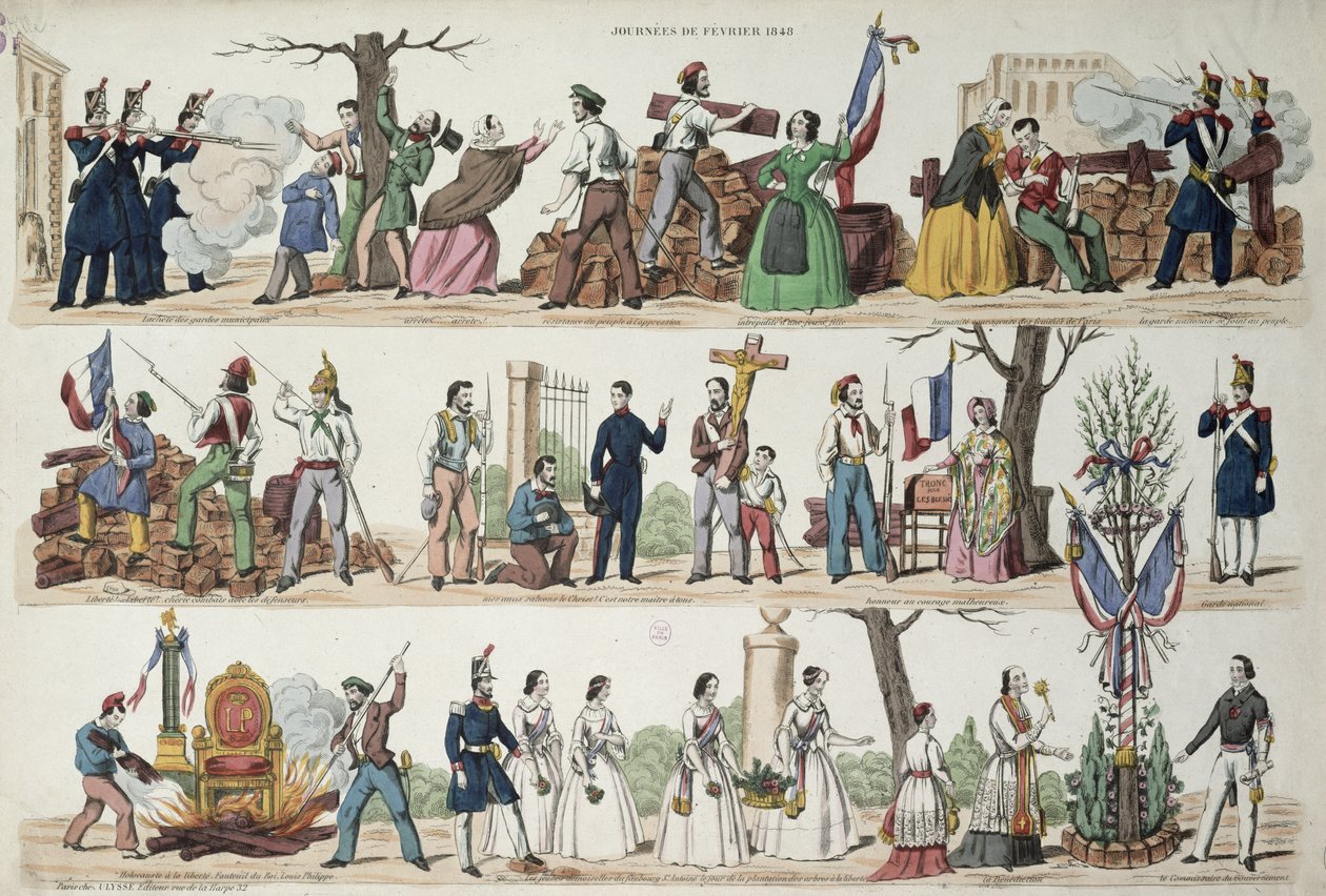 Události února 1848 od French School