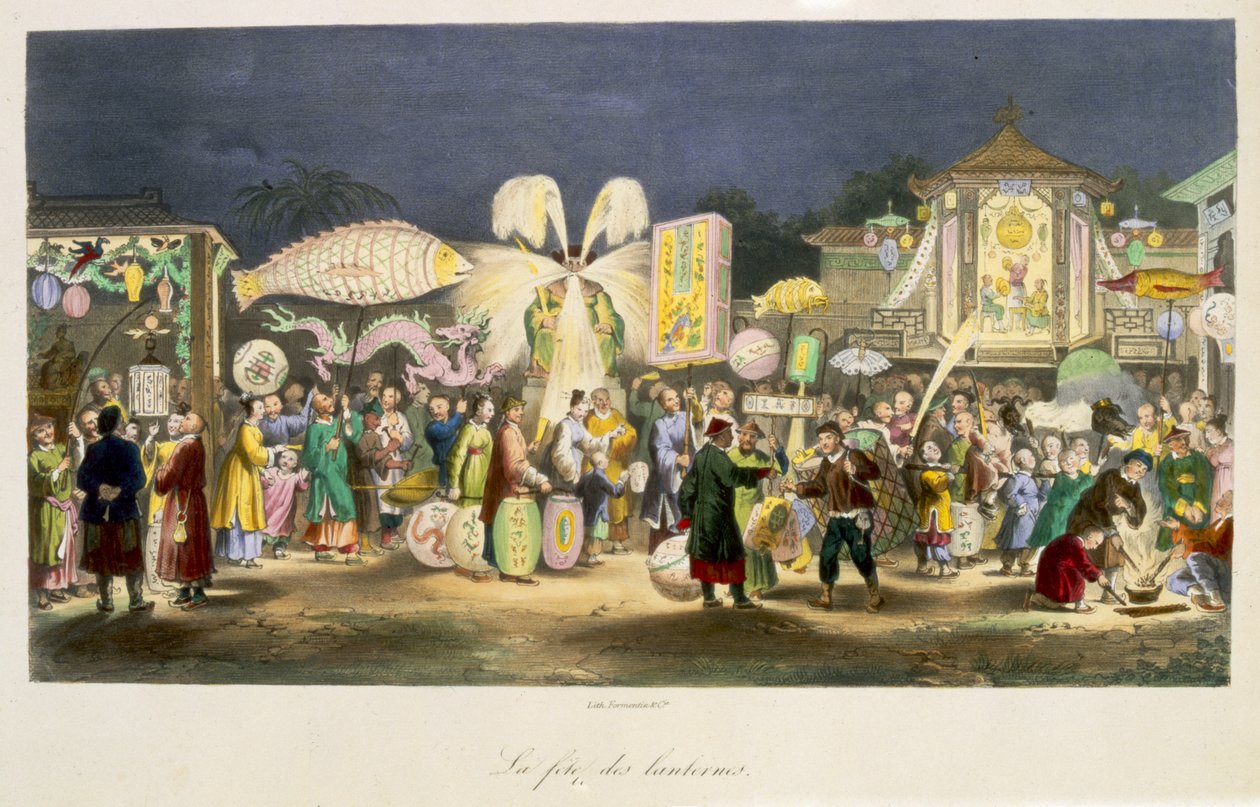 Slavnost luceren, hospoda. od Formentina, 1824-27 od French School