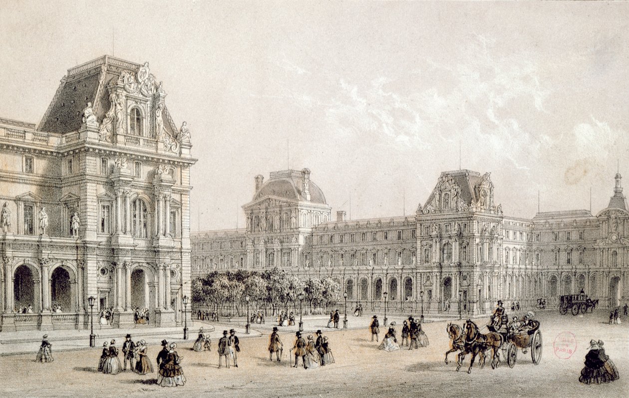 Hotový Louvre od French School