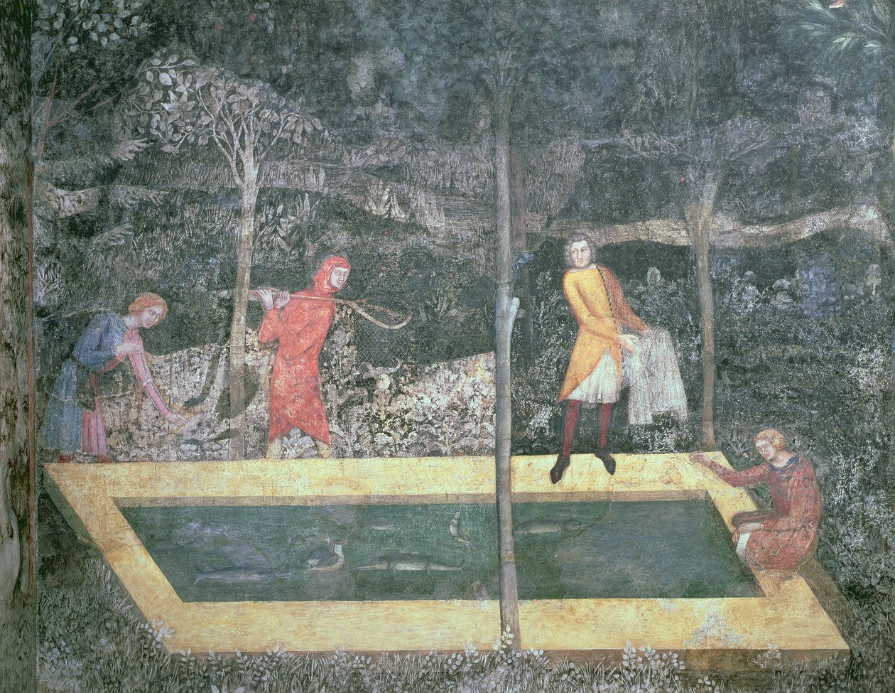 Rybník z Jelena, 1343 od French School