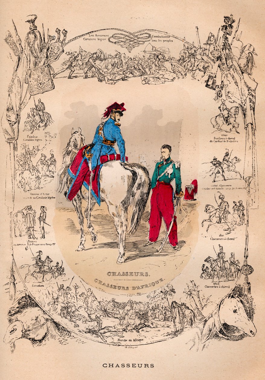 Francouzská armáda za vlády Ludvíka Filipa v letech 1830 až 1848 – Chasseurs et chasseurs d