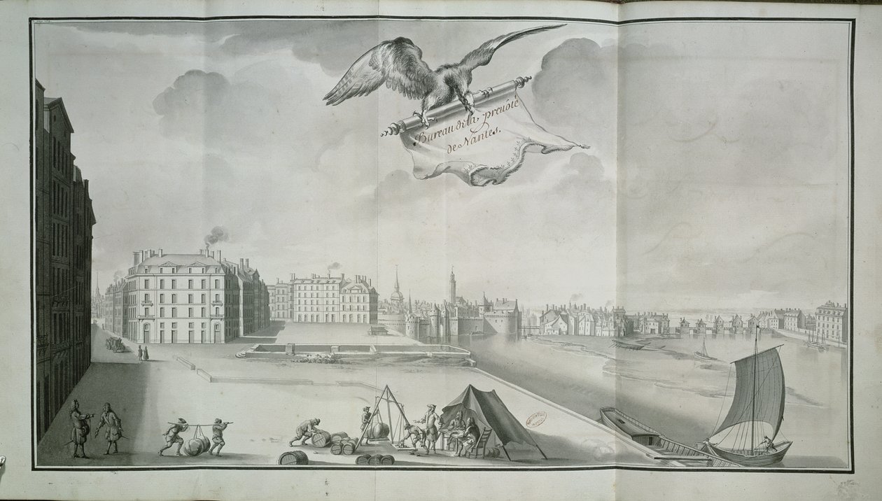 Gabelle, Nantes, v roce 1723 od French School