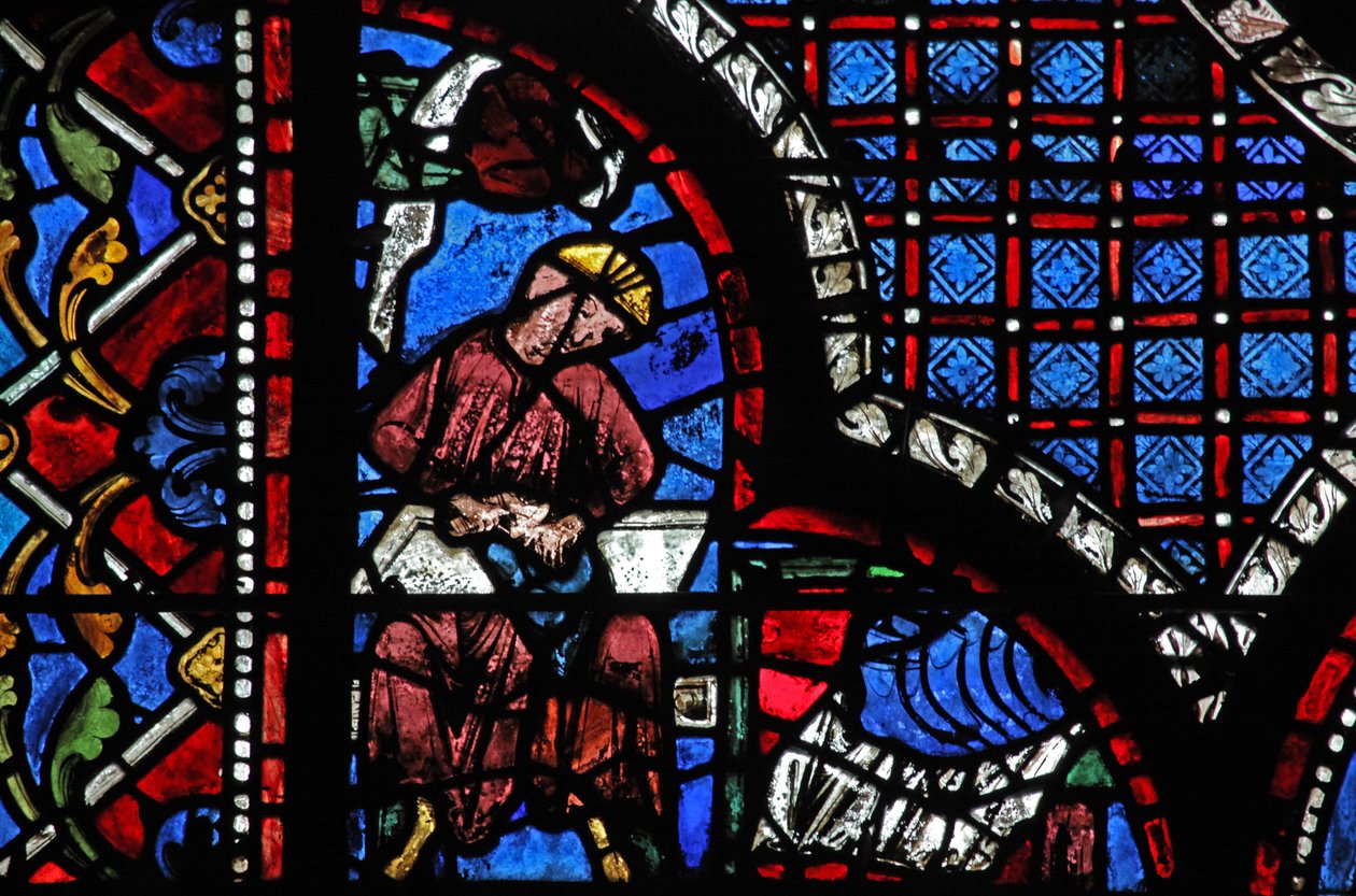 Okno dobrého Samaritána: dárci - obuvníci (w44) od French School