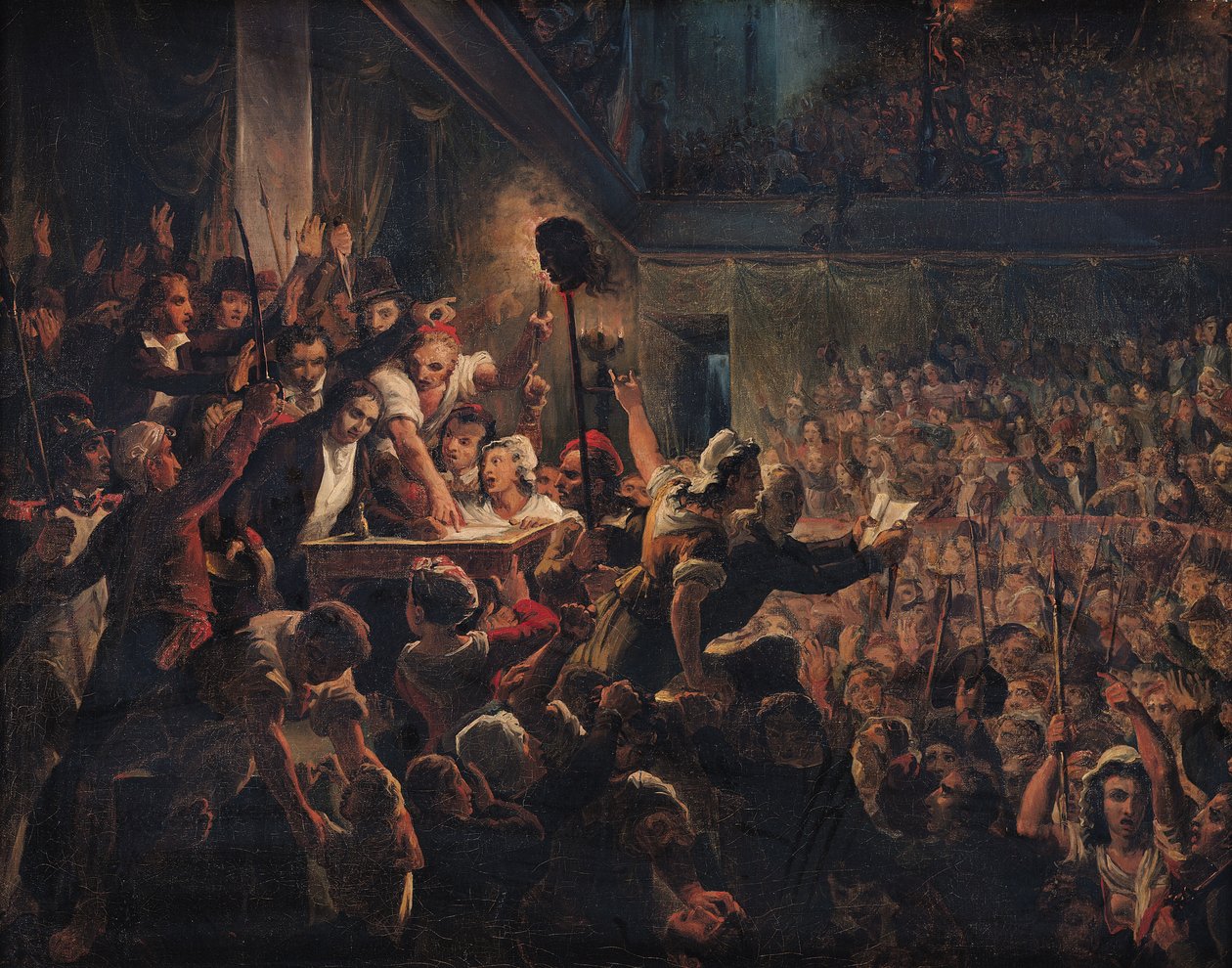 Vedoucí zástupce Jean Feraud (1759-95) předložen Francoisi Antoine Boissy d