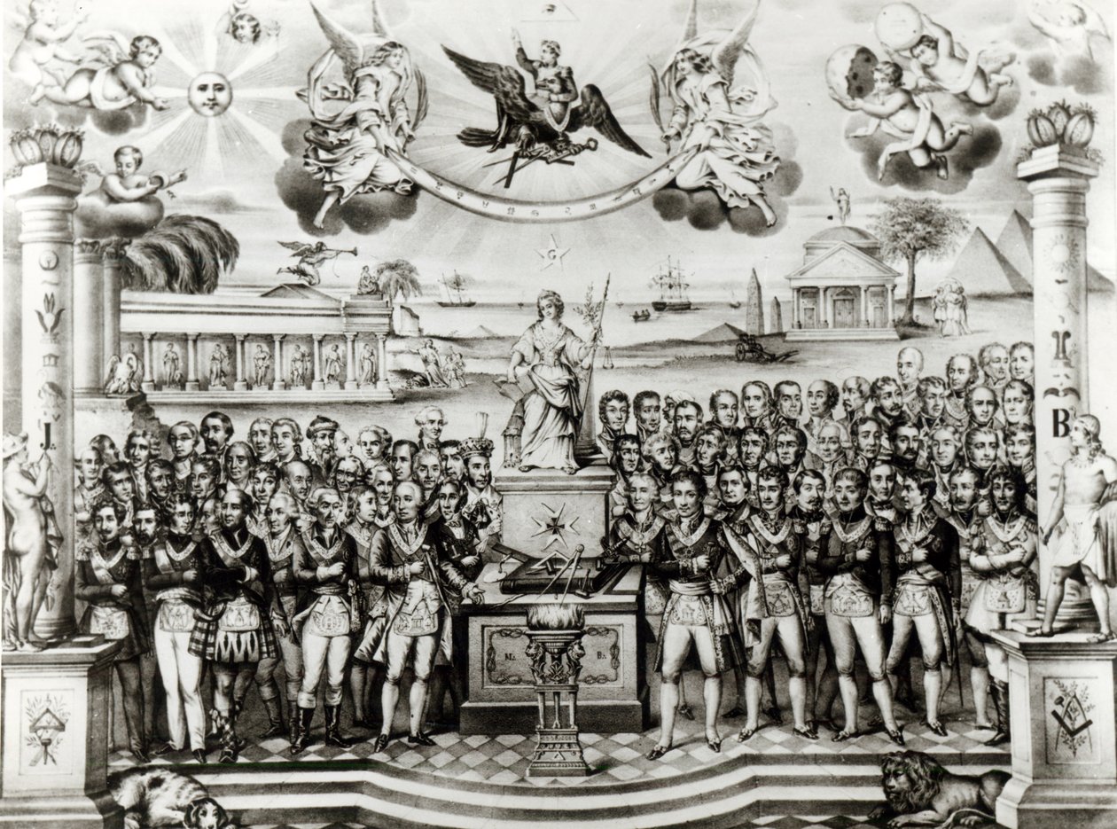 Historické místo zrodu zednářských mystérií od French School