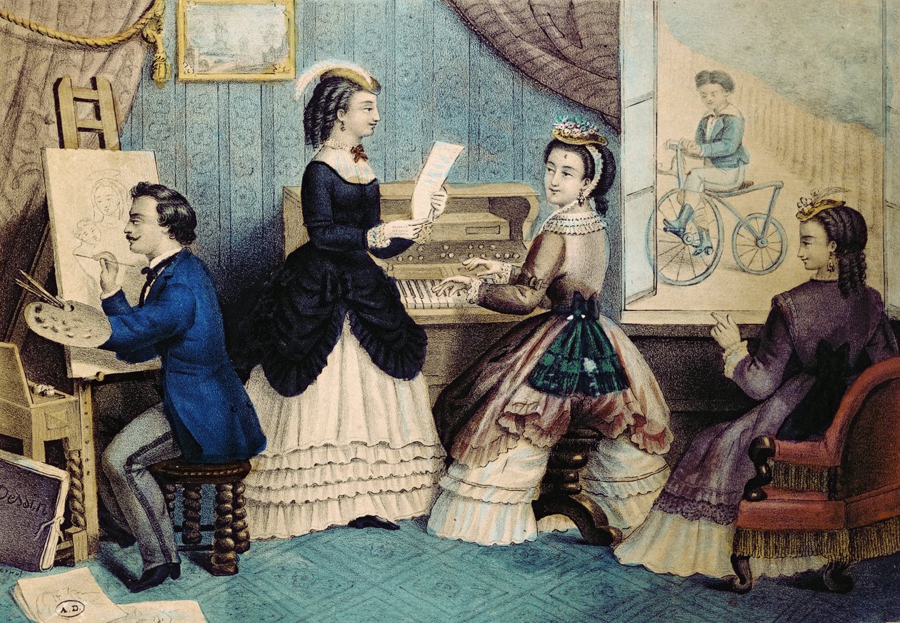 The Improving Arts, 1867 od French School