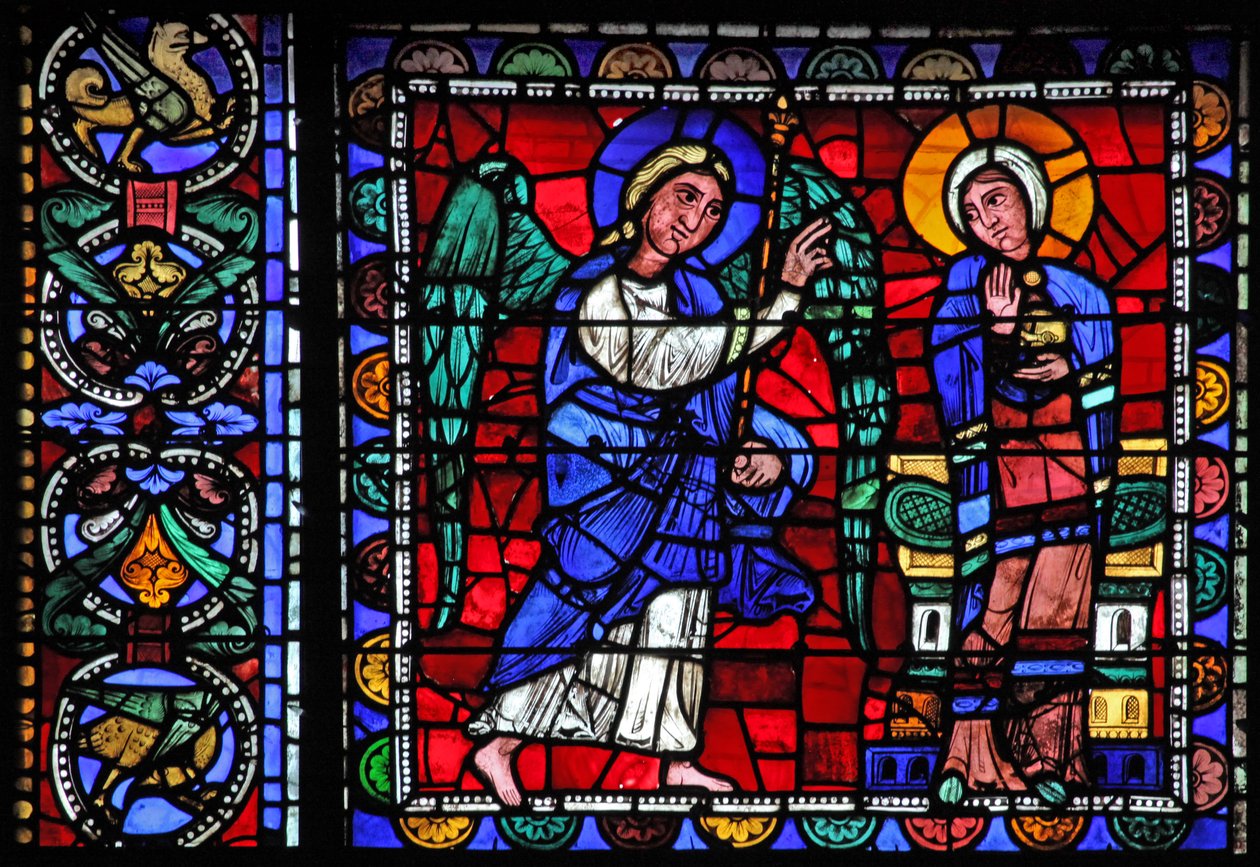 Okno The Life of Christ: The Annunciation (w50) od French School