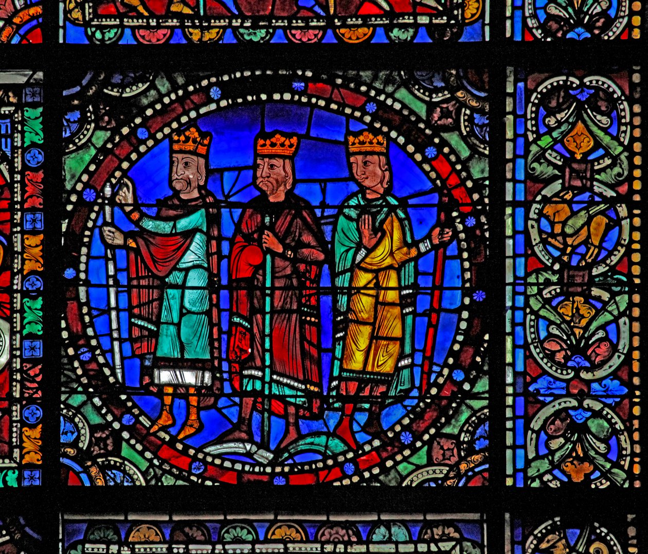 Okno The Life of Christ: The Magi travelling (w50) od French School