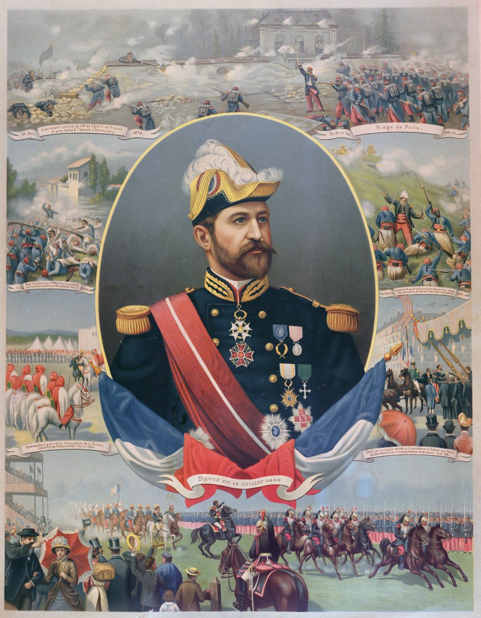 Život generála Georgese Ernesta Boulangera (1837-91), kolem 1886 od French School