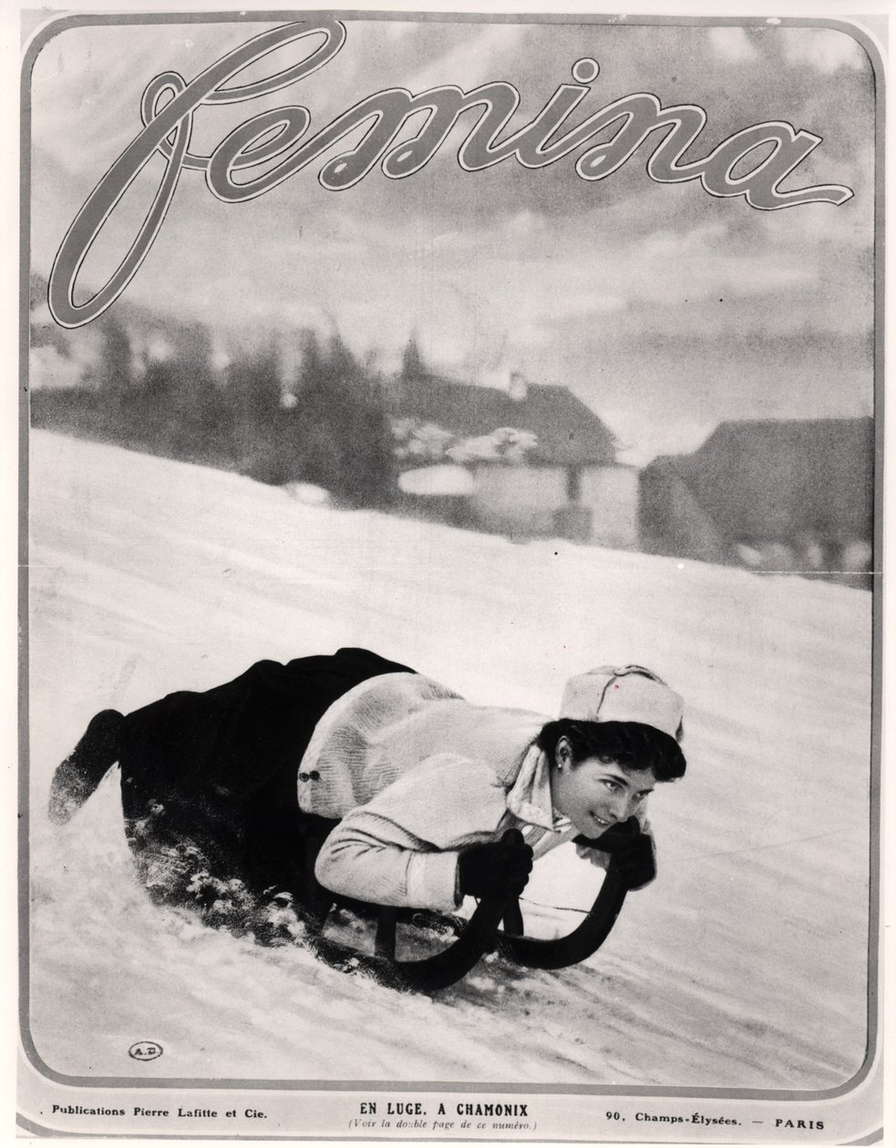 Luge v Chamonix, od Femina od French School