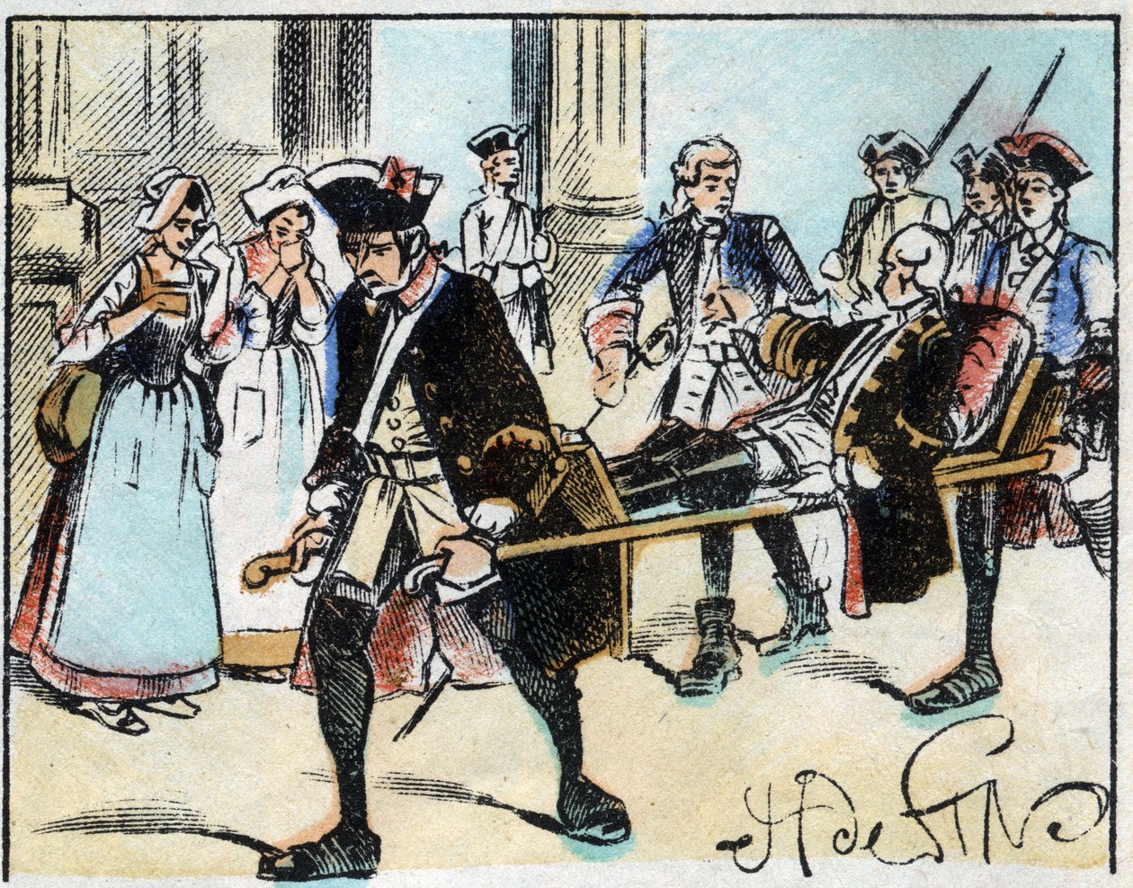 Markýz z Montcalmu (Louis Joseph de Montcalm od French School