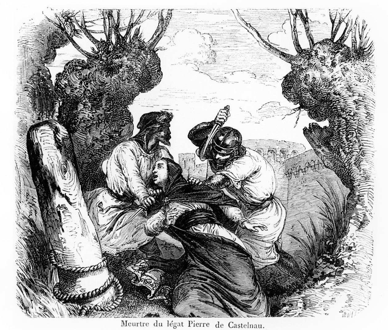 Vražda papežského legáta, Pierre de Castelnau, 1860-80 od French School