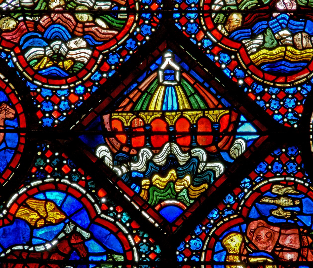 Okno Noe: Archa na vodách (w47) od French School