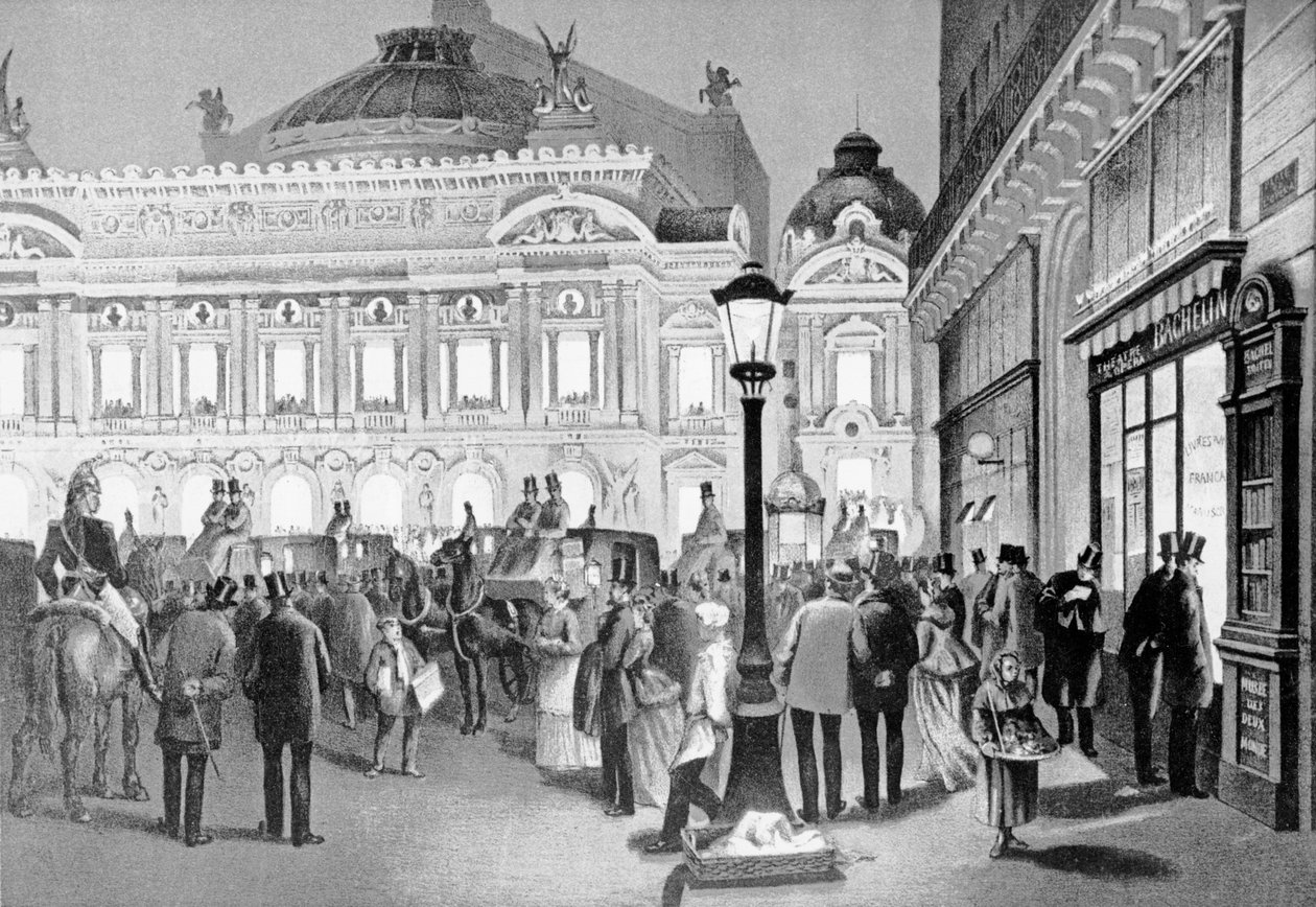 Opera, Paříž, 1875-80 od French School