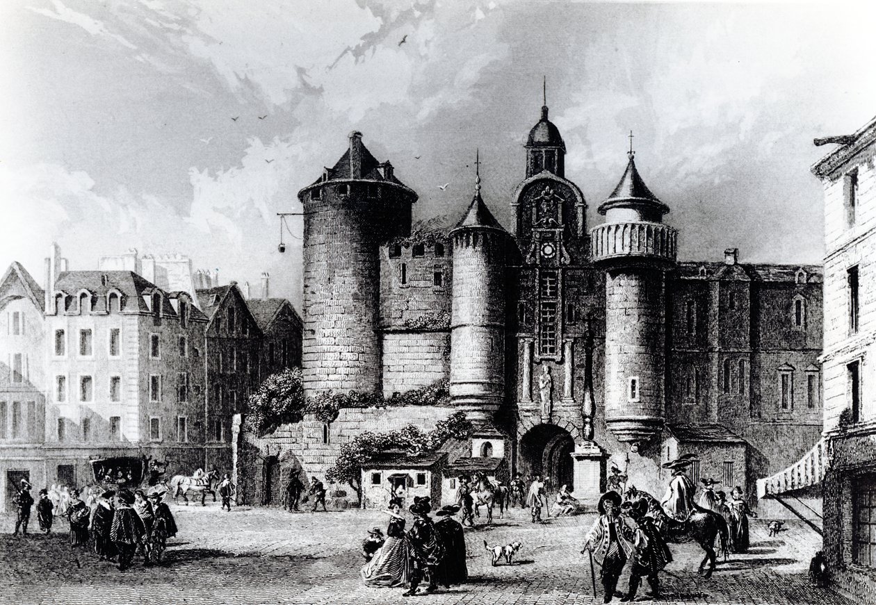 Petit Chatelet v sedmnáctém století od French School